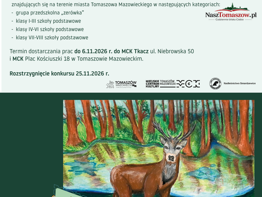 Ekopocztówka po raz 22. MCK zaprasza najmłodszych tomaszowian do plastycznego spojrzenia na naturę