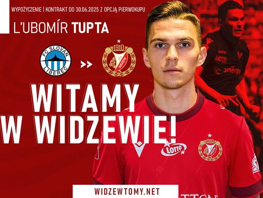 Ekstraklasa piłkarska – Słowak Tupta nowym napastnikiem Widzewa