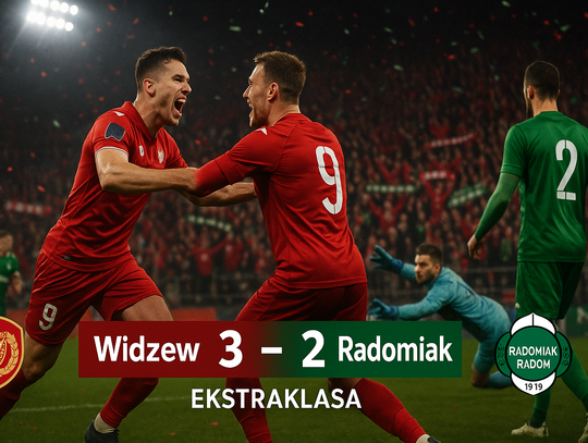 Ekstraklasa piłkarska - Widzew - Radomiak 3:2 Ekstraklasa piłkarska - Widzew - Radomiak 3:2