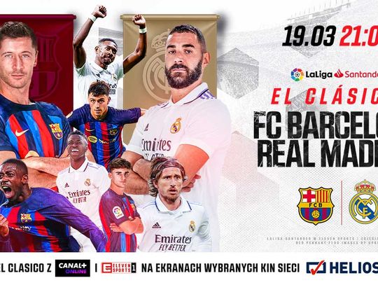 „El Clásico” – słynne derby na ekranach kin Helios!