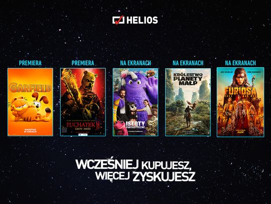 Emocjonujący początek czerwca w kinach Helios