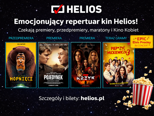 Emocjonujący repertuar kin Helios Emocjonujący repertuar kin Helios
