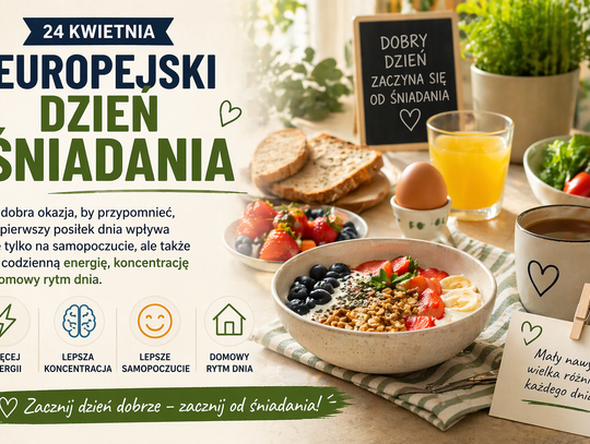 Europejski Dzień Śniadania 2026. Dlaczego 24 kwietnia warto zacząć dzień lepiej