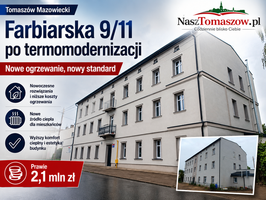Farbiarska 9/11 po wielkiej zmianie. Budynek odzyskał dawny blask