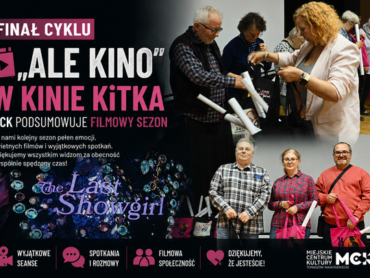 Finał cyklu „Ale Kino” w Kinie KiTKA. MCK podsumowuje filmowy sezon