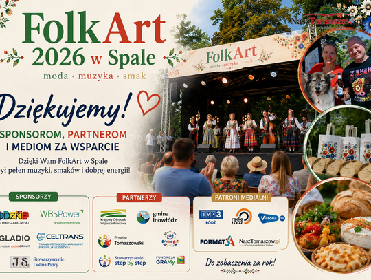 FolkArt 2026 w Spale. Organizatorzy dziękują sponsorom, partnerom i mediom