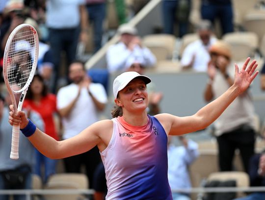 French Open - Świątek awansowała do półfinału