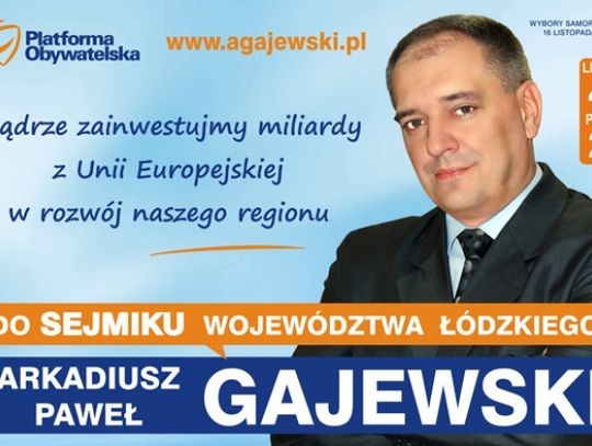 Gajewski jednak w Sejmiku