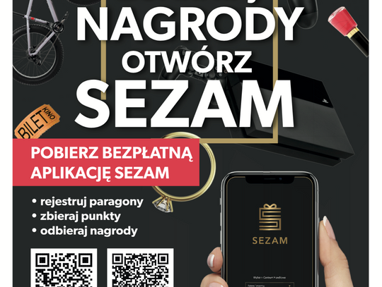 Galeria Tomaszów nagradza za zakupy dzięki aplikacji SEZAM