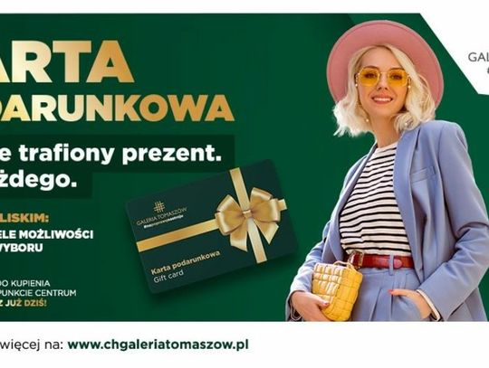 Galeria Tomaszów wprowadziła karty podarunkowe