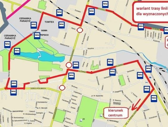 Gdzie przystanek a gdzie objazd