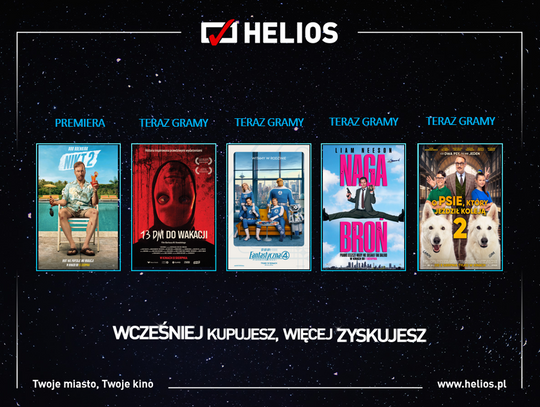 Gorące nowości na ekranach kin Helios