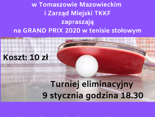 GRAND PRIX 2020 w tenisie stołowym