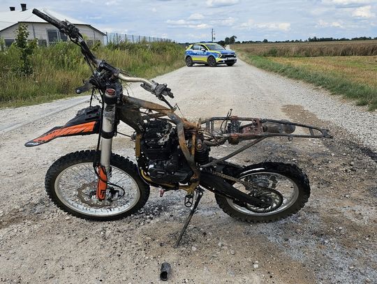 Groźny wypadek motocyklisty