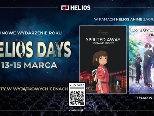 Helios Anime w wyjątkowej cenie podczas Helios Days. Kultowe tytuły na wielkim ekranie