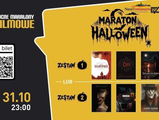 Helios w Tomaszowie szykuje Maraton Halloween. Dwa zestawy i noc pełna horrorów