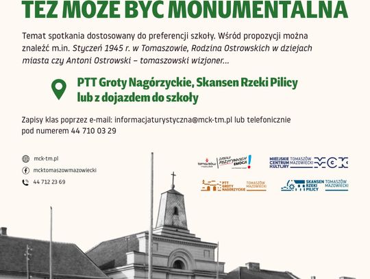 Historia lokalna też może być monumentalna