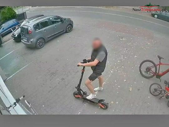 Hulajnoga zniknęła w kilka minut. Policja zatrzymała 50-latka i odzyskała pojazd