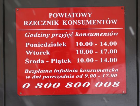 Informacja Rzecznika Konsumentów