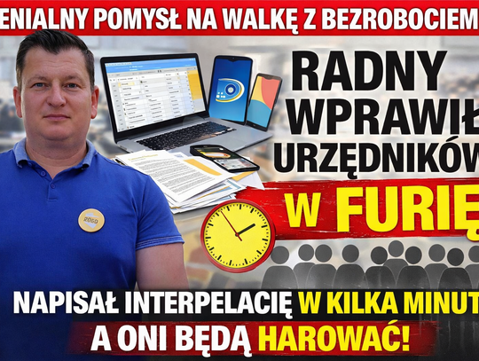 Interpelacja tysiąclecia, czyli jak jednym kliknięciem zatrudnić pół miasta
