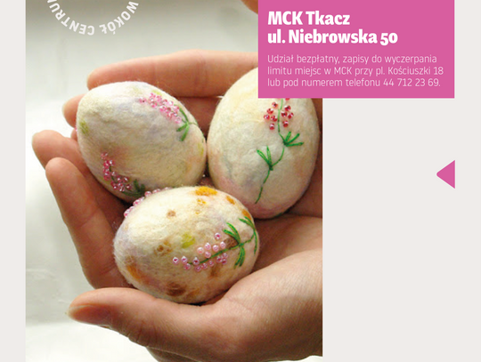 Jajko wielkanocne – warsztaty plastyczne dla seniorów