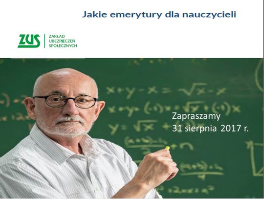 Jakie emerytury dla nauczycieli?