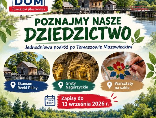 Jednodniowa podróż po Tomaszowie dla seniorów. Projekt połączy historię, warsztaty i integrację
