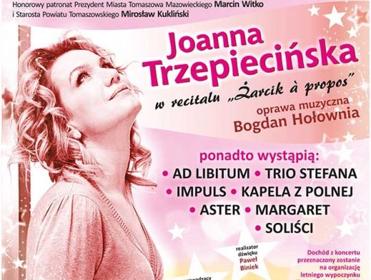 Joanna Trzepiecińska gwiazdą koncertu charytatywnego "Serce na Dłoni"