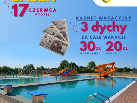 Już 17 czerwca rozpocznie się sezon na basenie w Niewiadowie!