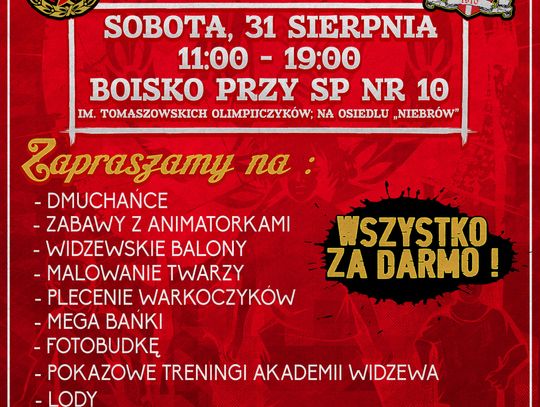 Już w sobotę wielki widzewski piknik rodzinny na Niebrowie!