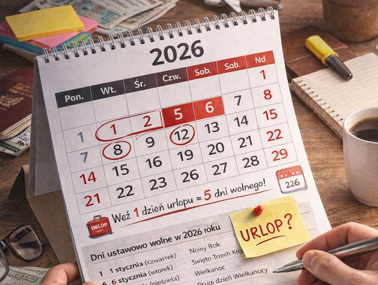 Kalendarz dni wolnych. Jak wypoczywać w tym roku
