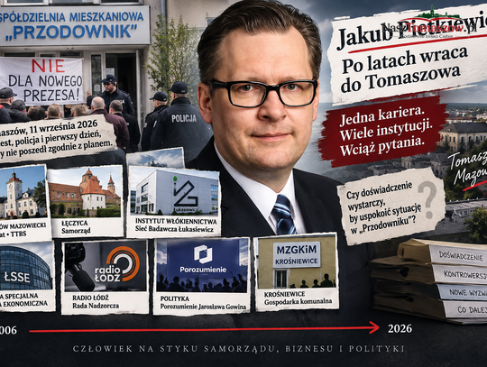 Kim jest Jakub Pietkiewicz, nowy prezes SM Przodownik? Po latach wraca do Tomaszowa