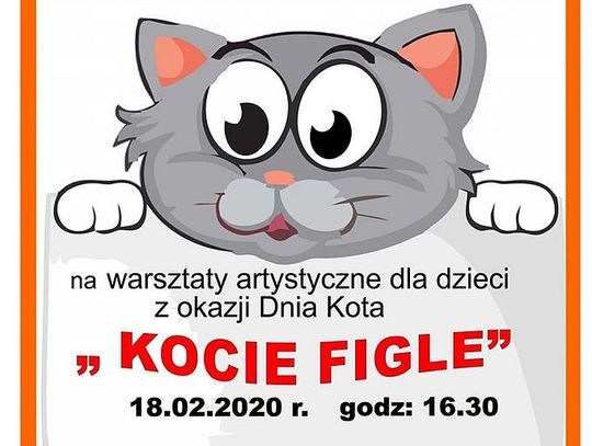  „Kocie figle” ‒ warsztaty artystyczne dla dzieci