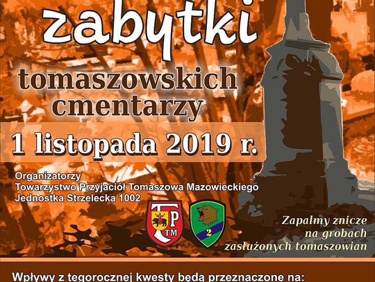 Kolejna kwesta na tomaszowskich cmentarzach