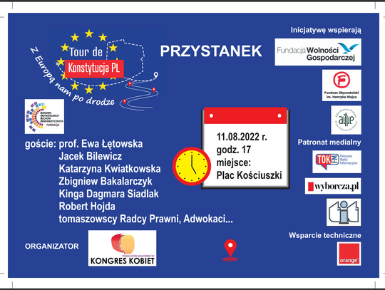 Kolejny przystanek Tour de Konstytucja w Tomaszowie Mazowieckim