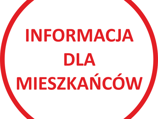 KOMUNIKAT  Dla mieszkańców  Powiatu tomaszowskiego