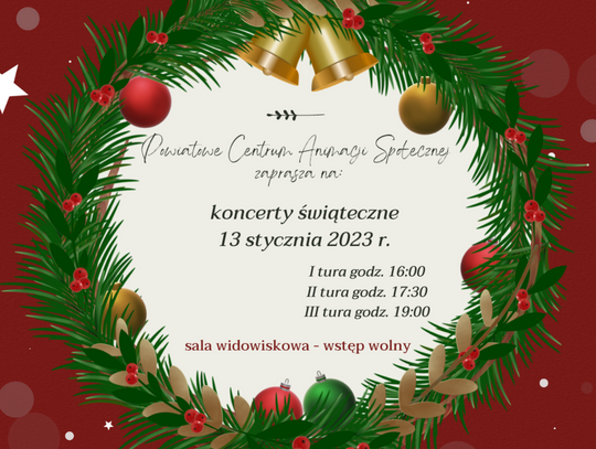 Koncert Świąteczny w PCAS-ie