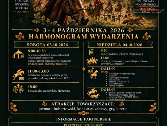 Konie, ułani, kaskaderzy i pogoń za lisem. Spała szykuje jeden z najbardziej widowiskowych weekendów jesieni