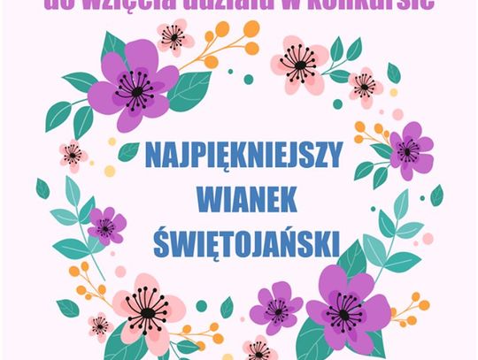 Konkurs na Najpiękniejszy Wianek Świętojański 