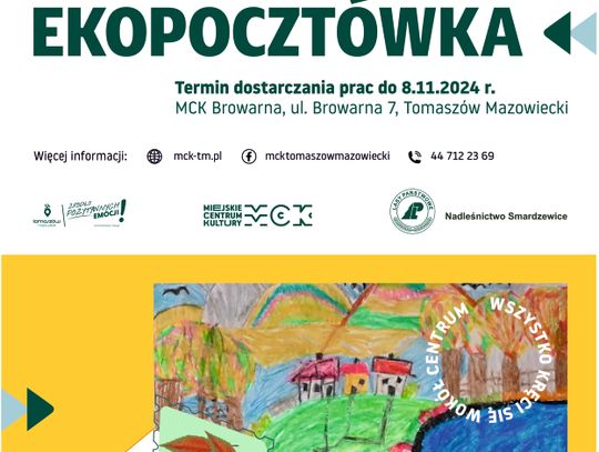 Konkurs plastyczny „Ekopocztówka” – MCK czeka na Wasze prace