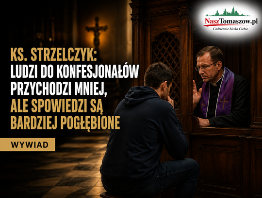 Ks. Strzelczyk: ludzi do konfesjonałów przychodzi mniej, ale spowiedzi są bardziej pogłębione (wywiad)