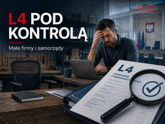 L4 zmorą nie tylko małych firm. Samorządy także znają ten problem. W Tomaszowie chorobowe miało już polityczny wymiar