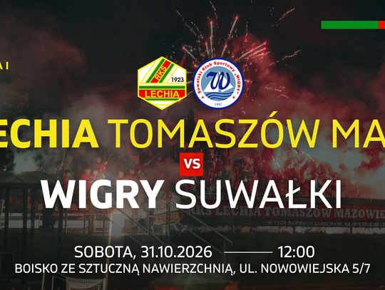 Lechia przed wielkim testem. Do Tomaszowa przyjeżdża wicelider z Suwałk