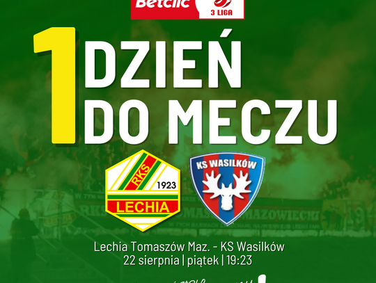 Lechia Tomaszów Mazowiecki chce pierwszej wygranej u siebie. W piątek podejmą KS Wasilków