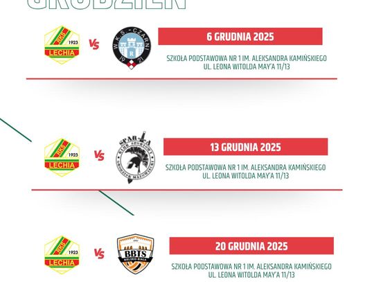 Lechia Tomaszów Mazowiecki: grudniowy maraton u siebie Lechia Tomaszów Mazowiecki: grudniowy maraton u siebie