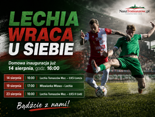 Lechia wraca przed własną publiczność. Znamy terminy trzech kolejnych spotkań