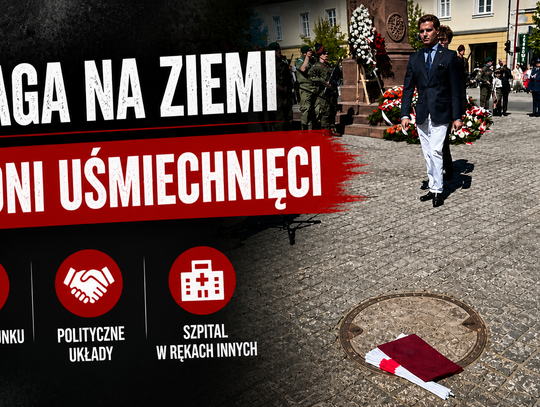 Lekceważenie barw narodowych przez działaczy KO w dniu narodowego święta