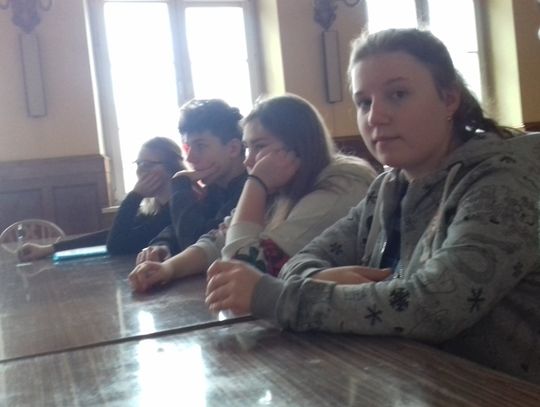 Lekcja wiedzy o społeczeństwie w Urzędzie Miasta