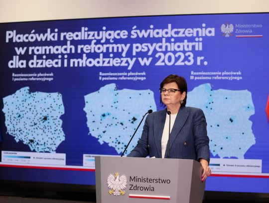 Leszczyna: 4,2 miliardy złotych w rozwój opieki psychiatrycznej