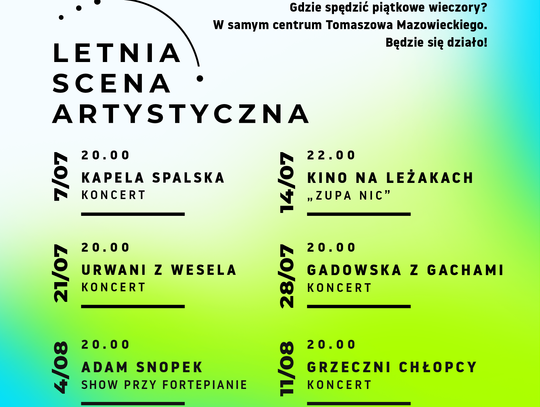 Letnia Scena Artystyczna – możesz wystąpić i Ty